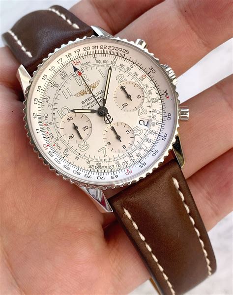 breitling navitimer white face|breitling navitimer watch price.